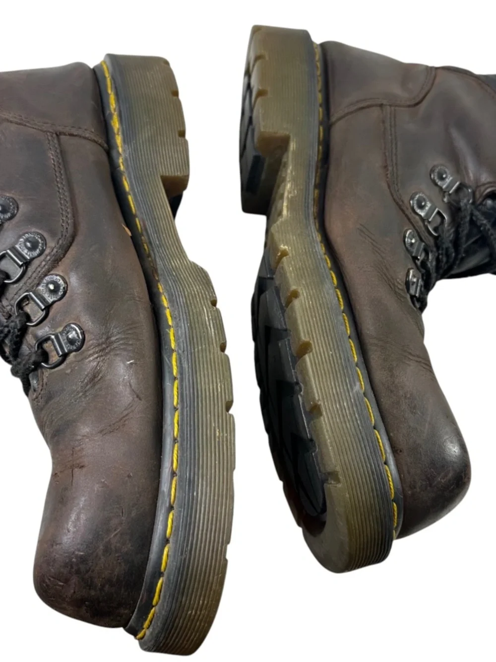Dr. Martens Steel Toe Work Boots Mens Sz 11 Leather Brown Industrial Safety 8836